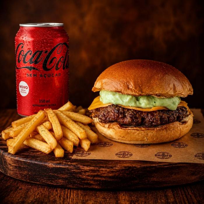Monte seu Combo: Lanche + Acompanhamento + Bebida